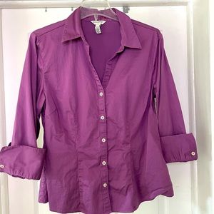 Banana Republic stretch button down 3/4 sleeve